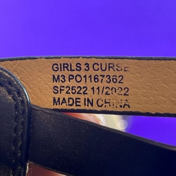 Dolce Vita Girls Black Curse Gladiator Lace Up Sandals Shoe Size 3 - Picture 8 of 8